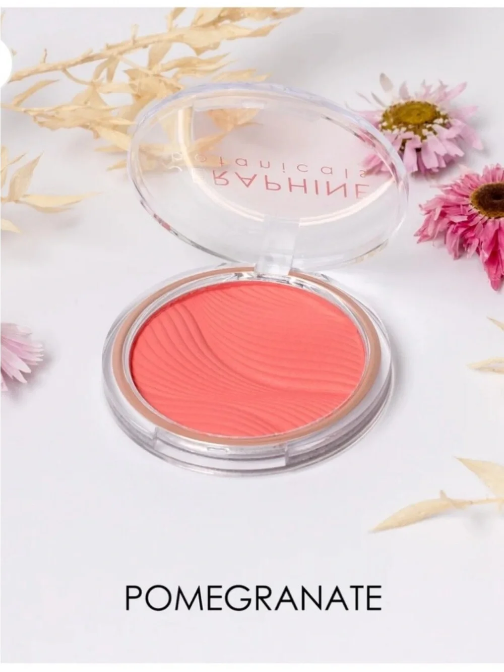 Seraphine Botanicals Tea + Rose Streak-Free Satin Blush Pomegranate Color - NWT